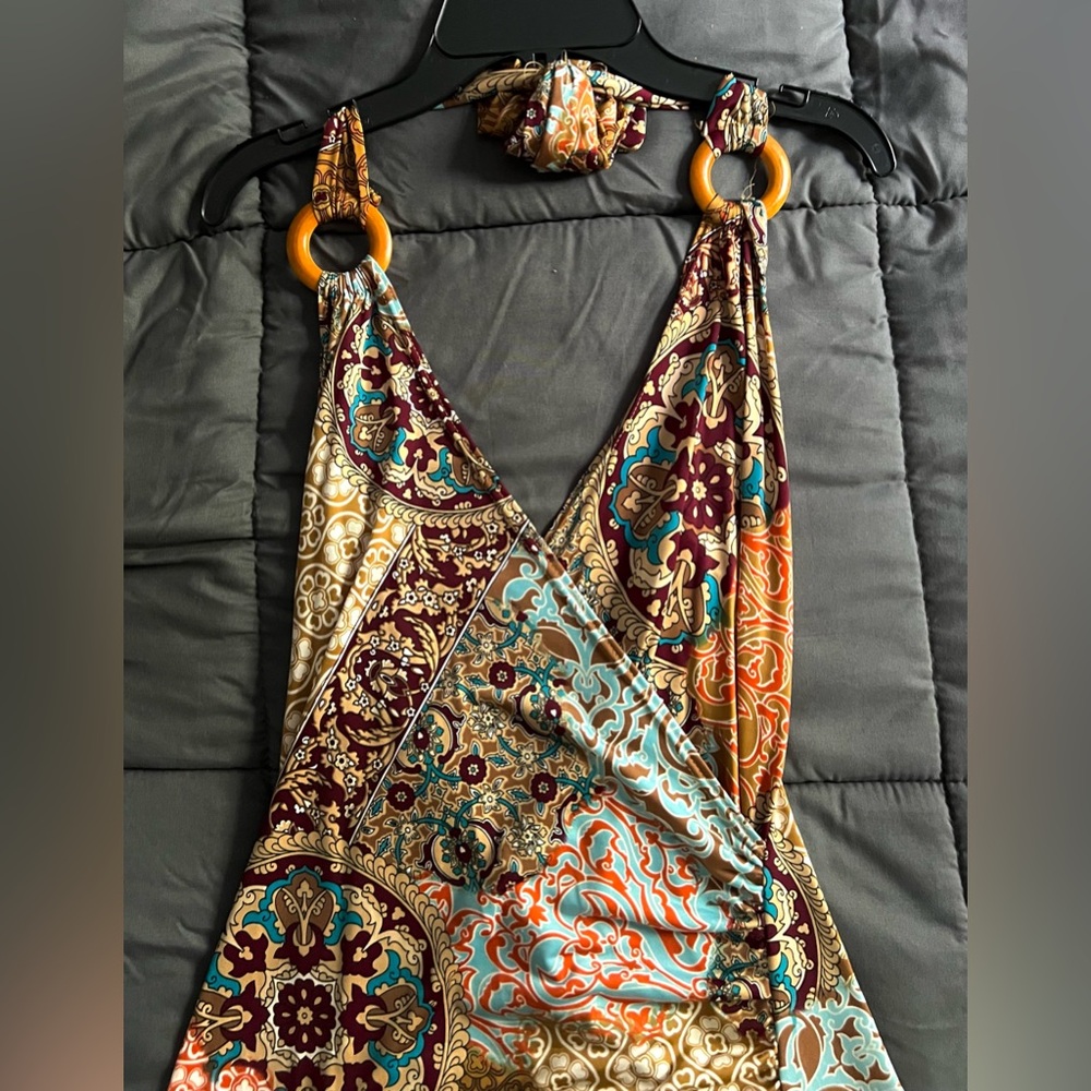 Multi Patterned Summer Dress - image 2